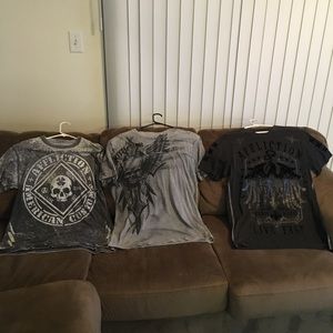 Affliction shirts